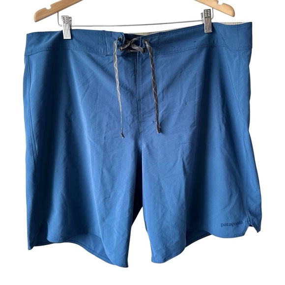 Patagonia Mens 40 Blue Hydropeak 10" Inseam Swim Trunks - Picture 1 of 16